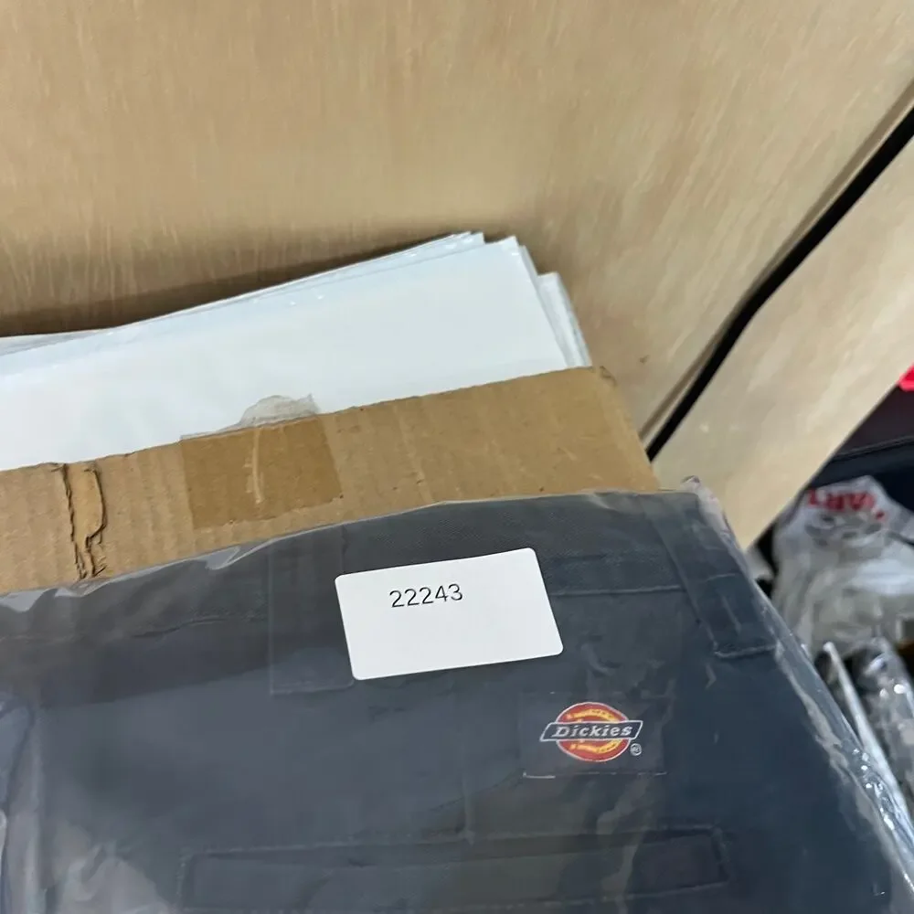 Dickies Cargo Pants Mens 38x30 Black Workwear Utility‎ Straight Durable